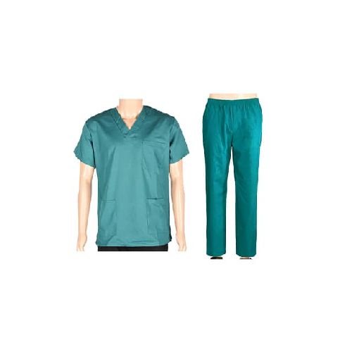 Conjunto Médico Enfermero Casaca Pantalón Verde Inglés - MundoTrabajo