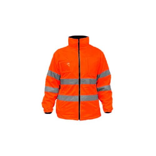 Campera Neopreno Con Reflectivo Naranja - MundoTrabajo