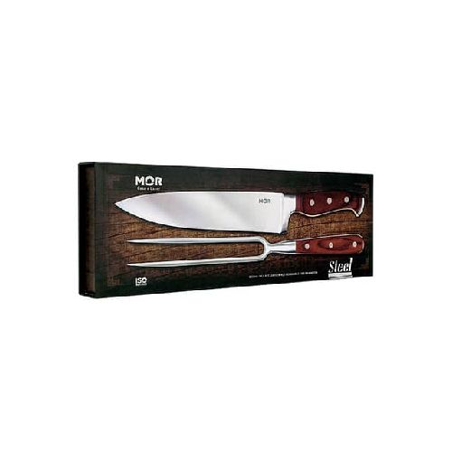 Cuchillo Tenedor Premium Asado - MundoTrabajo