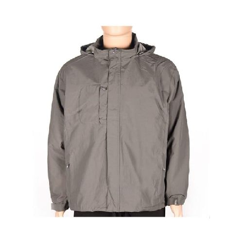 Campera Deluxe Unisex Impermeable Gris - MundoTrabajo