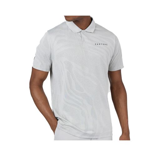 Remera Castore Polo Engineered Kint - Gris — Fitpoint