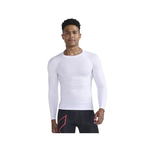 Remera 2XU Core Compression Game Day L/S - Blanco — Fitpoint