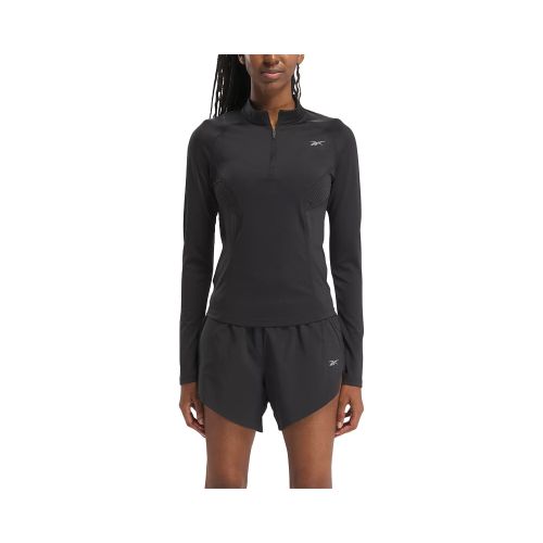 Buzo Reebok 1/4 ZIP - Negro — Fitpoint