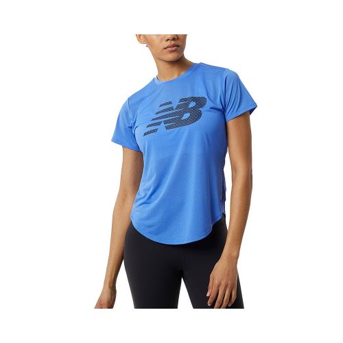 Remera New Balance Graphic Accelerate - Azul — Fitpoint