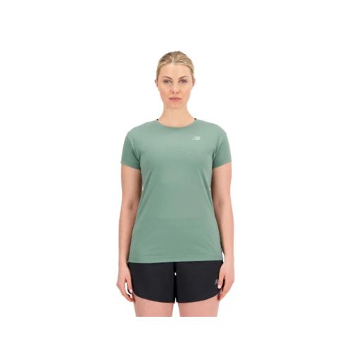 Remera New Balance Relentless Heathertech - Verde — Fitpoint