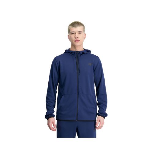 Campera New Balance Tenacity Knit - Azul — Fitpoint