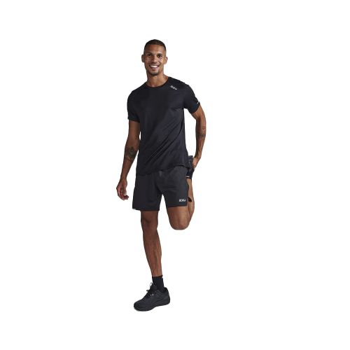 Remera 2XU Aero Tee - Negro — Fitpoint