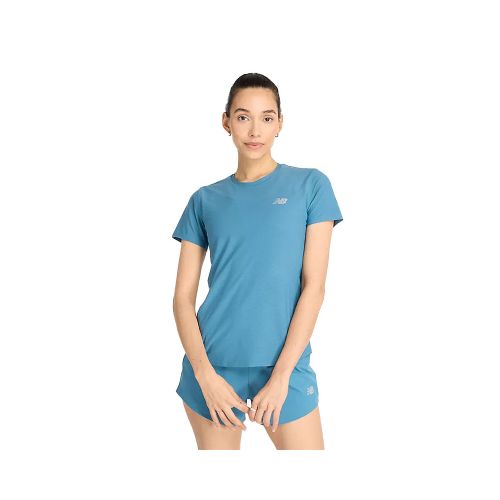 Remera New Balance Slim - Azul — Fitpoint