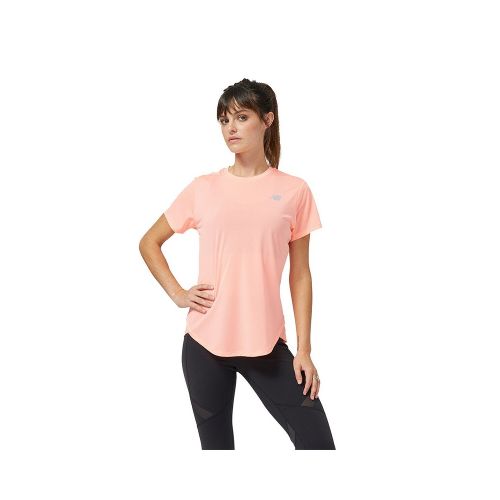 Remera New Balance Accelerate Sleeve - Rosa — Fitpoint