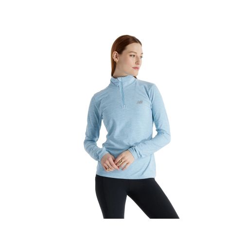 Buzo New Balance Space Dye Essentials 1/4 Zip - Celeste — Fitpoint