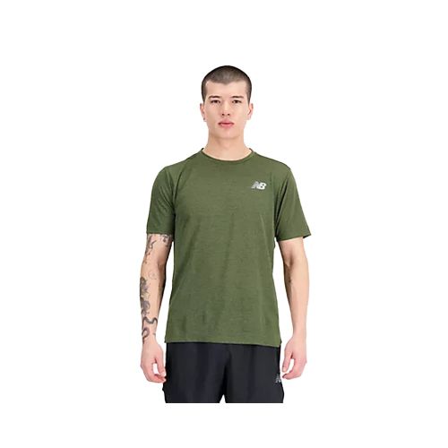 Remera New Balance Impact Run Sleeve - Verde — Fitpoint