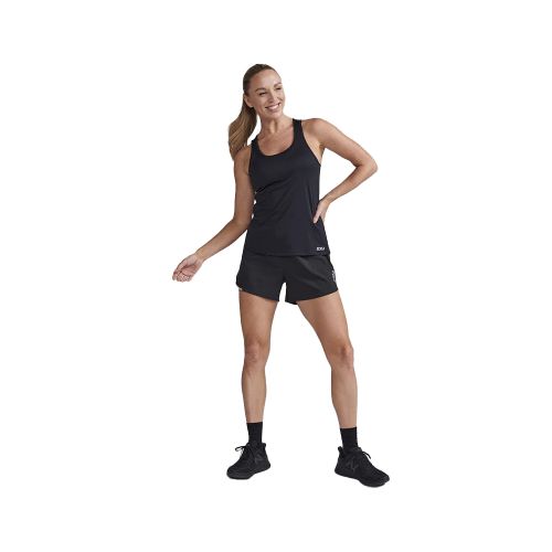 Musculosa 2XU Aero Singlet - Negro — Fitpoint