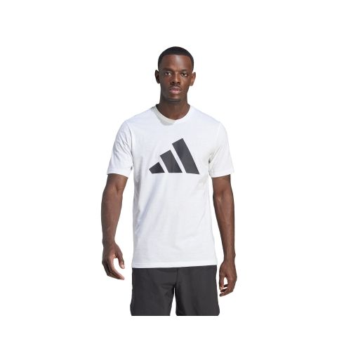 Remera Adidas Train Essentials Feelready Logo - Blanco — Fitpoint