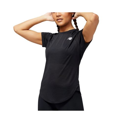 Remera New Balance Accelerate Sleeve - Negro — Fitpoint