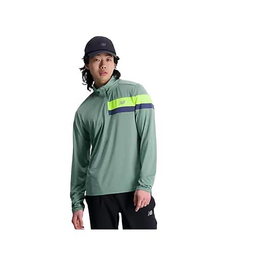 Buzo New Balance Accelerate Half Zip - Verde — Fitpoint