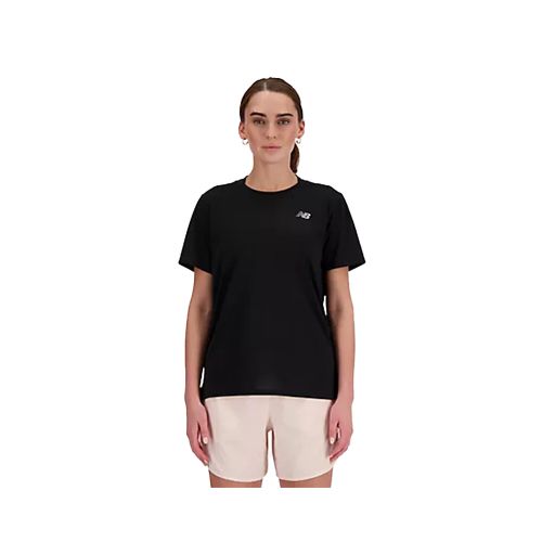 Remera New Balance Short Sleeve - Negro — Fitpoint