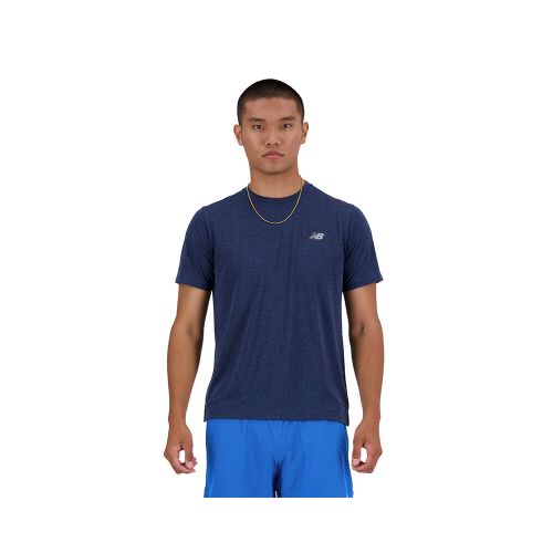 Remera New Balance Athletics Run - Azul — Fitpoint