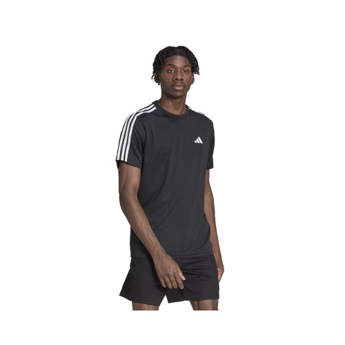 Remera Adidas Train Essentials 3 Bandas - Negro — Fitpoint