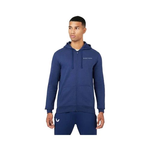 Campera Castore Zip Through - Azul — Fitpoint