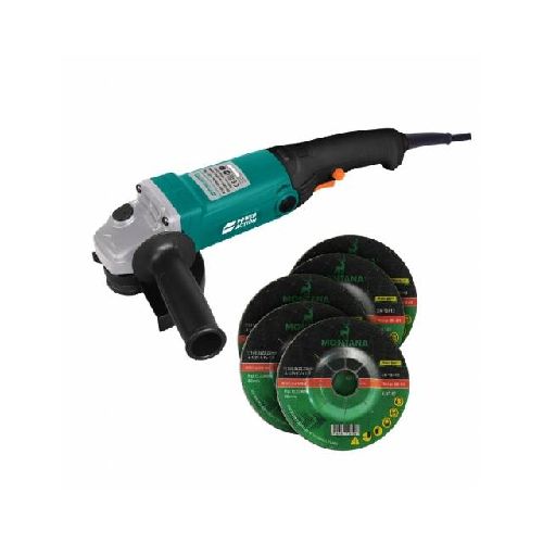 Kit Amoladora 1100 W 125mm + 5 Discos - OFERTA