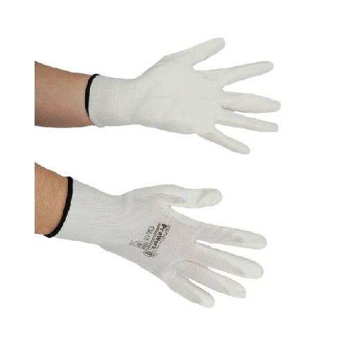 Guante POLIURETANO BLANCO base nylon T.9