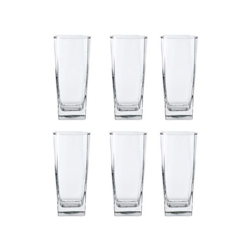 Vaso Vidrio base pesada 6.3*13.7CM/270ML - Vaso Vidrio Base Pesada 6.3*13.7cm/270ml — Todo Acá Mejores Precios