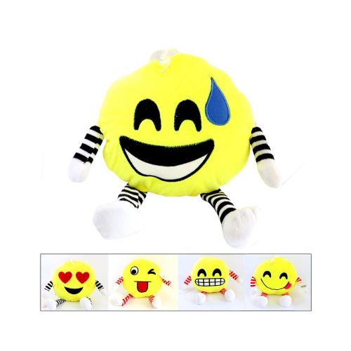 OUTLET Peluche emoji con brazos y piernas 18cm(MR194) - Outlet Peluche Emoji Con Brazos Y Piernas 18cm(mr194) — Todo Acá Mejores Precios