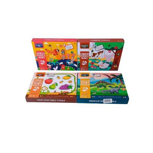 Puzzle magnético infantil en caja varios diseños - Puzzle Magnético Infantil En Caja Varios Diseños — Todo Acá Mejores Precios