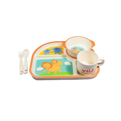 Outlet Set de plato, platito, cubiertos y vaso infantil - Outlet Set De Plato, Platito, Cubiertos Y Vaso Infantil — Todo Acá Mejores Precios