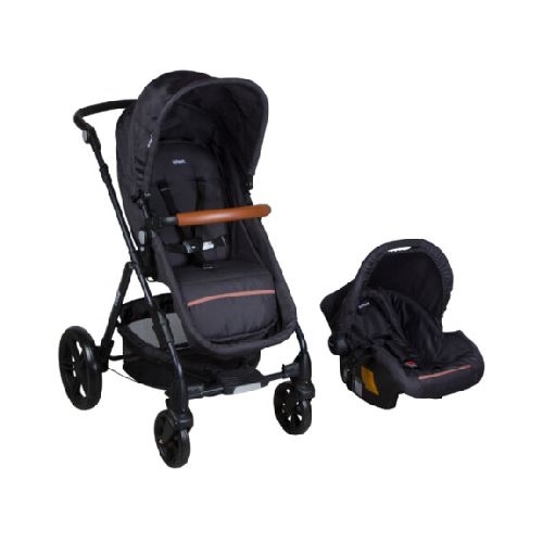 Coche para bebé Cloud travel system INFANTI - Negro