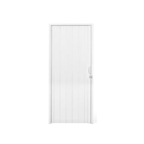 PUERTA PLEGABLE PVC 80 X 2.10 - BLANCA