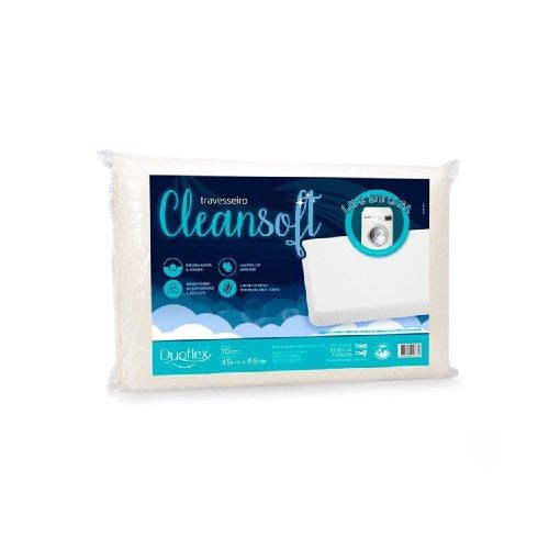 ALMOHADA ESPUMA POLIURETANO ANTIACARO CLEANSOFT