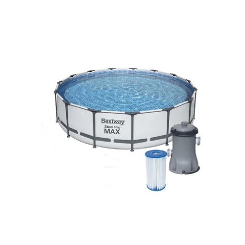 PISCINA BESTWAY STEEL PRO MAX 4678 LTS + FILTRO Y BOMBA