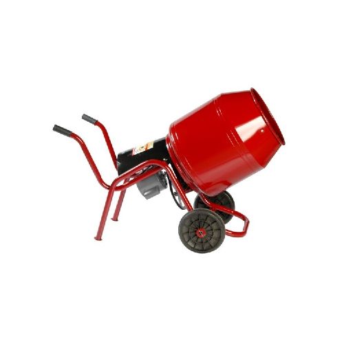 HORMIGONERA 130Lt. MOTOR WEG 3/4Hp. ROJA - GOLDEX