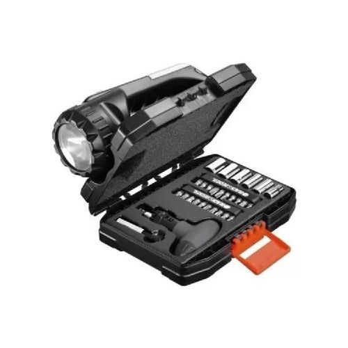 KIT HERRAMIENTA PARA AUTO CON LINTERNA 35 PIEZAS - BLACK & DECKER