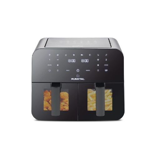 FREIDORA SIN ACEITE DIGITAL DOBLE CESTO - PUNKTAL PK-909 FD