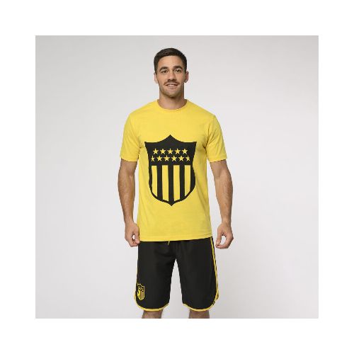 Remera Manga Corta CAP Escudo Peñarol Hombre