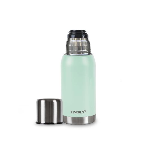 TERMO 750 ml CERBERUS - VERDE PASTEL_