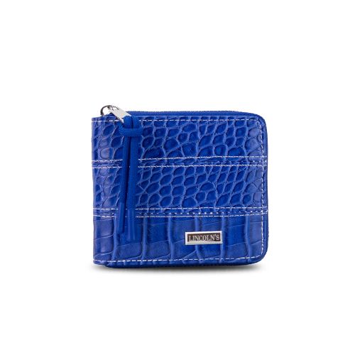 BILLETERA CANDELA CROCO - AZUL ROYAL