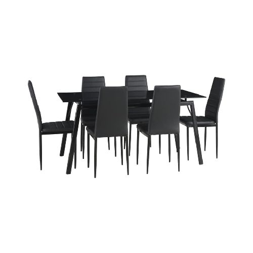 Juego de comedor Dartagnan 1 mesa y 6 sillas Just Home Collection