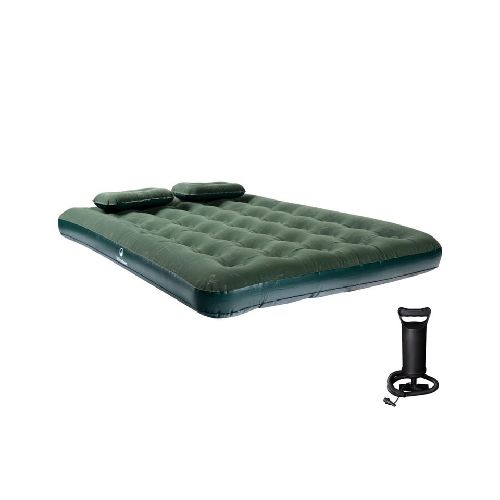 Colchón inflable de 2 plazas con inflador y 2 almohadas KLIMBER