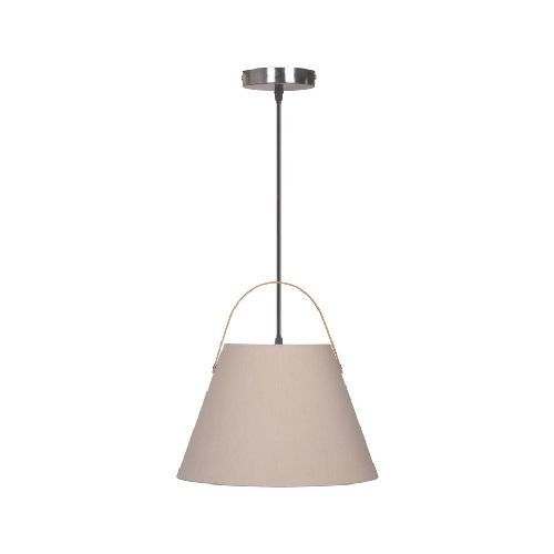 Lámpara de techo colgante beige 1 luz E27 Just Home Collection