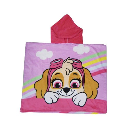 Toalla poncho Paw Patrol 60 x 120 cm multicolor Dohler