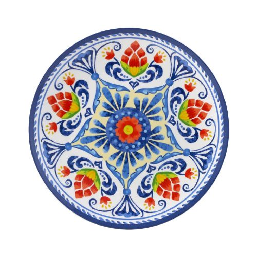 Plato de fondo Oaxaca 26.6 cm multicolor Just Home Collection