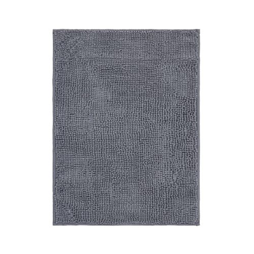 Alfombra de baño Menorca 50 x 70 cm gris Just Home Collection