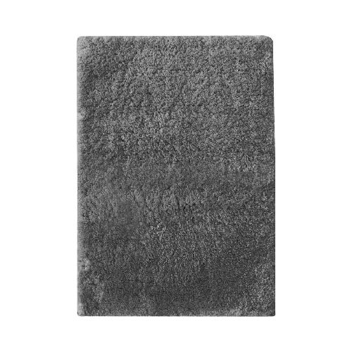 Alfombra de baño Alpine 48 x 75 cm negra Just Home Collection