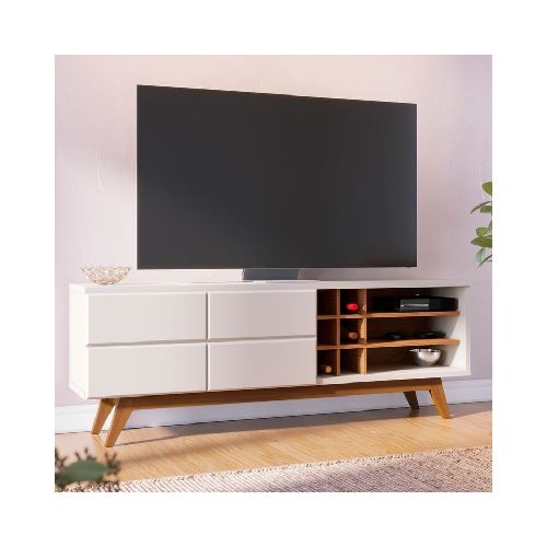 Rack de TV Manchester off white botellero 180 x 36.5 x 64.2 cm SM