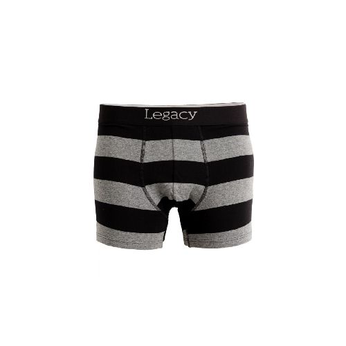 BOXER RAYADO - Negro