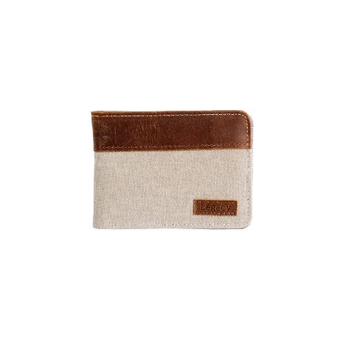 BILLETERA CANVAS - Gris