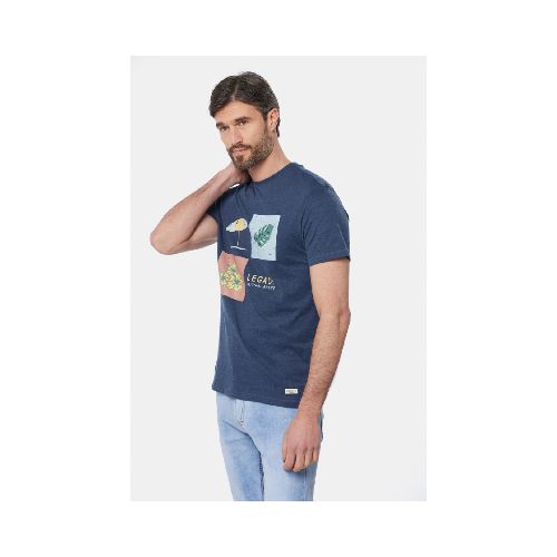 REMERA ESTAMPADA - Denim